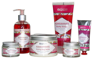 Pomegranate Skin Care Cosmetics from PharmaTheiss